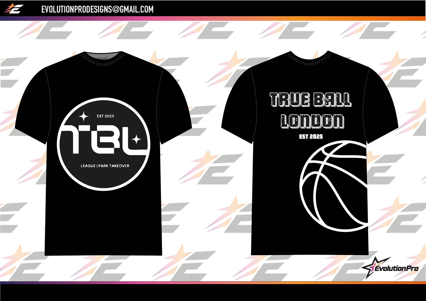 True Ball London — club tees