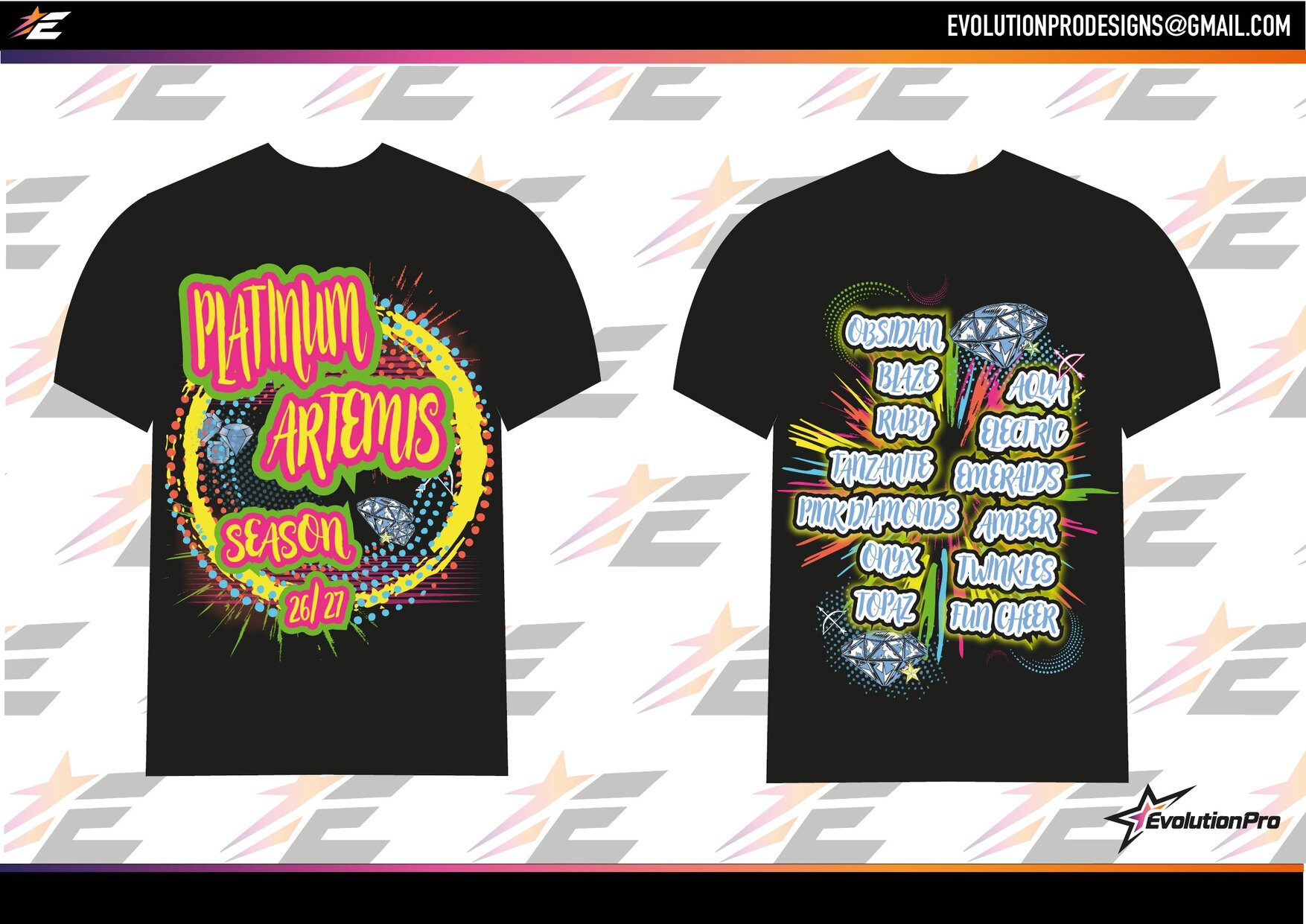 Platinum Artemis — season tees